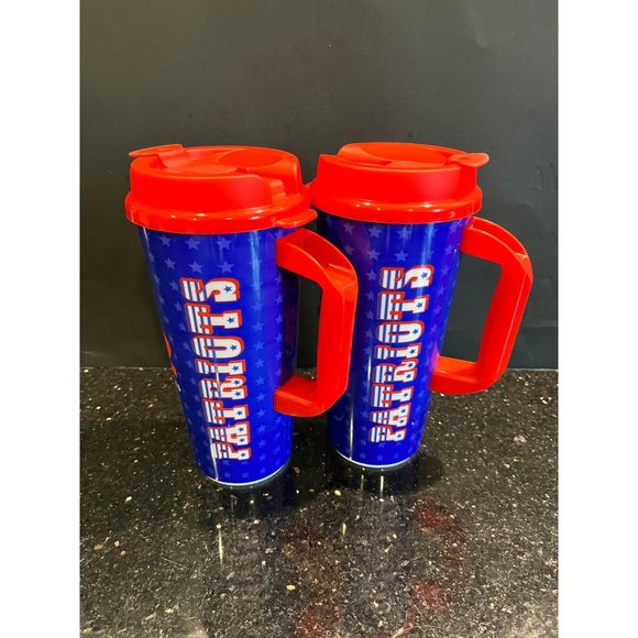 New England Patriots 22 Oz Hot or Cold Beverage Mugs Set of 2 - Picture 9 of 11